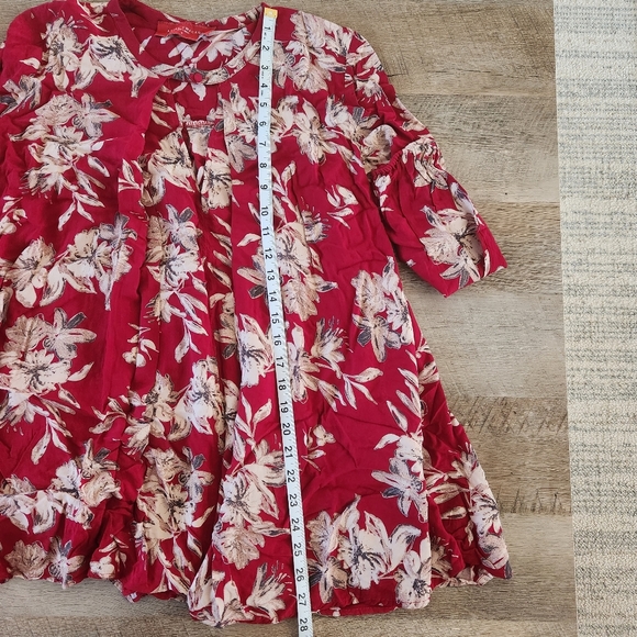 Akira Chicago Red Label Blouse With Pockets. - Picture 16 of 16